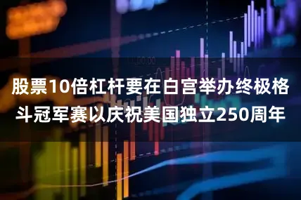 股票10倍杠杆要在白宫举办终极格斗冠军赛以庆祝美国独立250周年