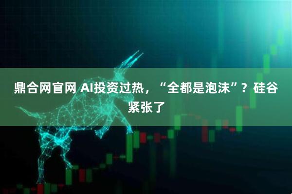 鼎合网官网 AI投资过热，“全都是泡沫”？硅谷紧张了